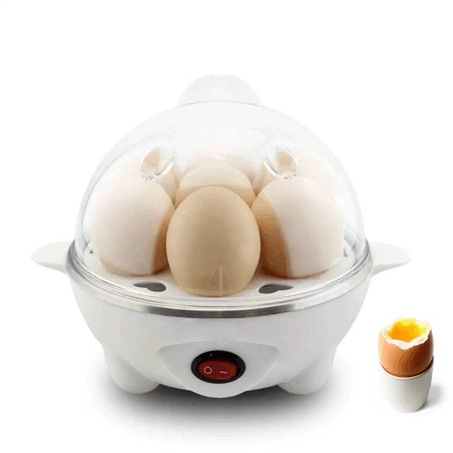 220V Multifunctional Electric Egg Boiler Single Layers Egg Cooker Mini Steamer Poacher Kitchen Cooking Breakfast Machine